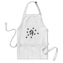 Bullet holes from a rifle or gun, possibly shotgun aprons