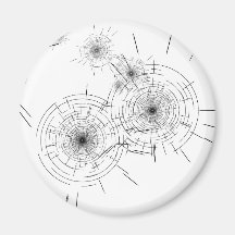 Bullet Holes Magnets