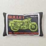 Bullet Match Works Vintage Label Pillow