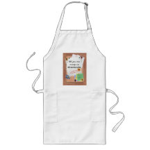 Bulletin Board Message Aprons