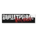 BULLETPROOF RECORDS Bumper Sticker bumper stickers