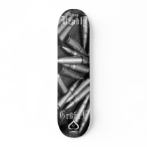 bullets skate board deck