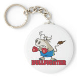 bullfighter funny boxer bull cartoon character keychains
