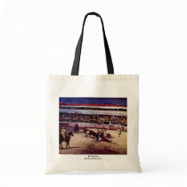 Bullfighting By Manet Edouard Canvas Bag