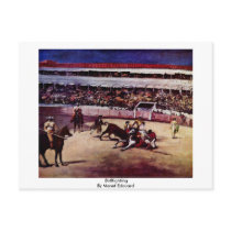 Bullfighting By Manet Edouard Postcard