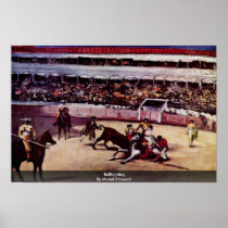 Bullfighting By Manet Edouard Poster