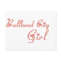 Bullhead City Girl tee shirts Postcard