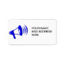 Bullhorn - Add your own words Custom Address Label