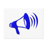 Bullhorn - Add your own words postcards