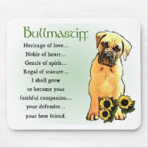 Bullmastiff Gifts Mouse Mats