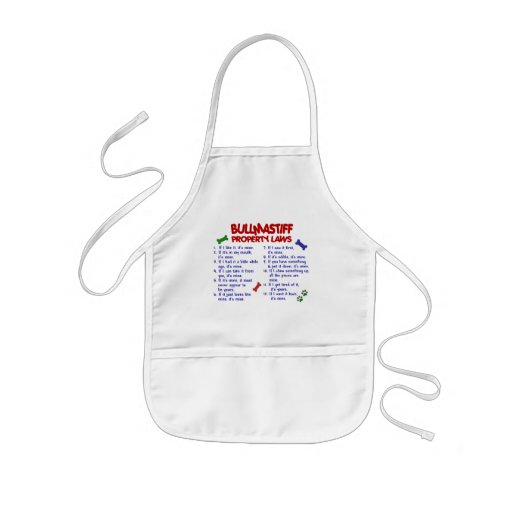 BULLMASTIFF Property Laws 2 Apron