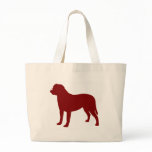 Bullmastiff (Red) Tote Bag