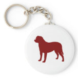 Bullmastiff (Red) Key Chain