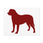 Bullmastiff (Red) Postcard