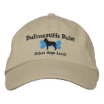 Bullmastiffs Rule Embroidered Hat