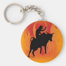 Bullrider 201 key chain