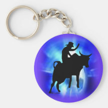 Bullrider 202 keychain