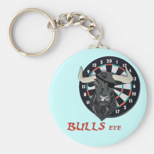 Bulls Eye Key Chain