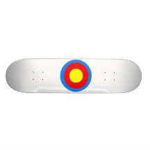 bulls eye skate skate board deck