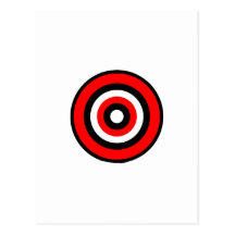 Bullseye Post Card