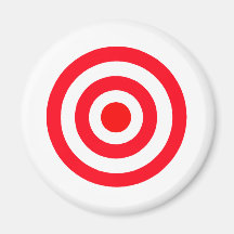 Bullseye Refrigerator Magnets