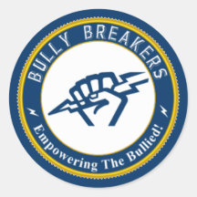 Bully Breaker Official Merchandise Round Sticker