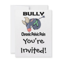 BULLy Chronic Pelvic Pain Custom Invitation
