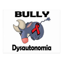 BULLy Dysautonomia (red) Postcards