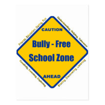 Bully - Free School Zone Post Cards