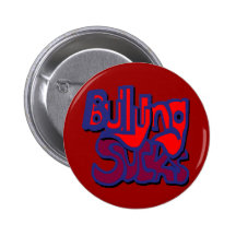 Bullying Sucks Round Button