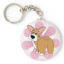 Bum Shaker Corgi Keychain