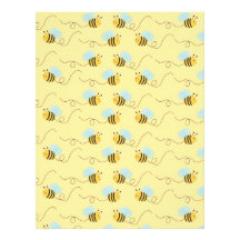 Bumble Bee Baby Scrapbook Paper Letterhead