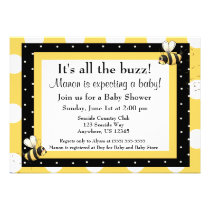 Bumble Bee Baby Shower Invitation invitations