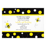 Bumble Bee Birthday Party Invitations