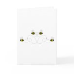 Bumble Bee Bow Greeting Card