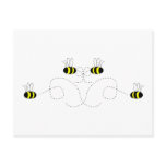 Bumble Bee Bow Postcard