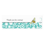Bumble Bee Favour Tag  |  Blue Business Card Templates