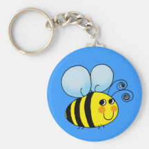 Bumble bee key chain