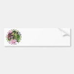 Bumble Bee on Bee Balm Bumper Stickers