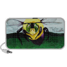 Bumblebee art PC speakers