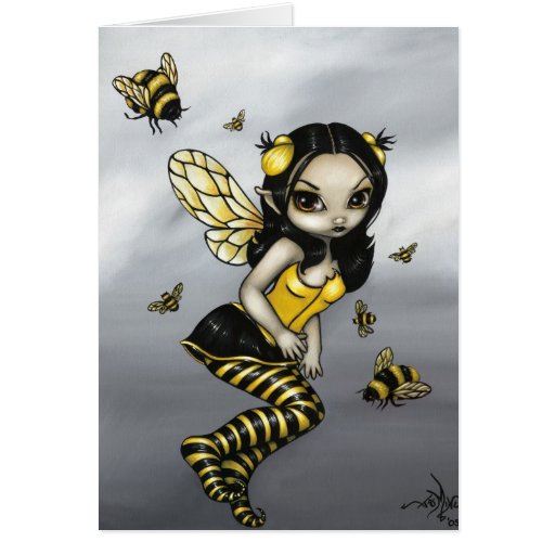 "Bumblebee Fairy" Greeting Card