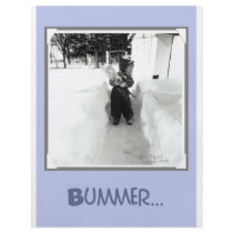 Bummer Boy with Snow Shovel Flyer