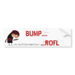 Bump bumper sticker
