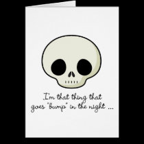 Bump In The Night Skull cards