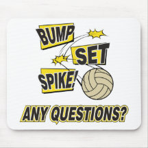 Bump Set Spike Volleyball Gift Mousepads