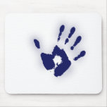 Bumped logo on mousepad