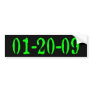 BUMPER 012009 BUMPER STICKER