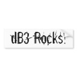 bumper for yur dumper - black on white bumper stickers