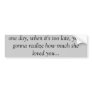 BUMPER STICKER