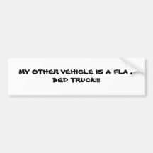 Bumper sticker